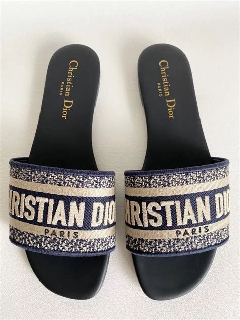 dior slippers goud|dior sandals sale.